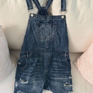 Jean Short Overalls